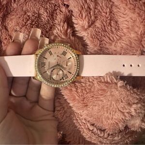 Guess Pink and Gold Women's Watch